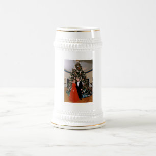 Chope À Bière Noël du président américain Bill Clinton et Hillar