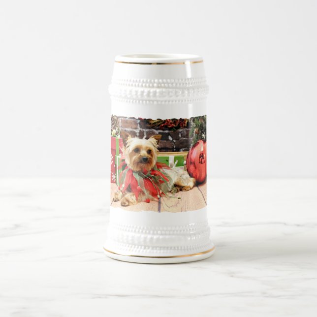 Chope À Bière Noël - Yorkie - Kinsey (Centre)