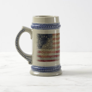 Chope À Bière NOUS LE PEUPLE Vintage Betsy Ross Drapeau américa