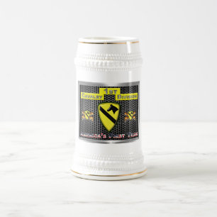 Chope À Bière Nouveau Cool remanié 1re division de cavalerie