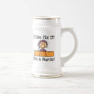 Chope À Bière Nurse I Can Fix It T-shirts et cadeaux