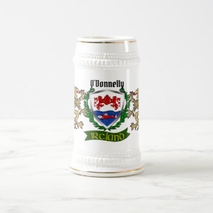 Chope À Bière O. Donnelly/Donnelly Irish Shield Beer Stein