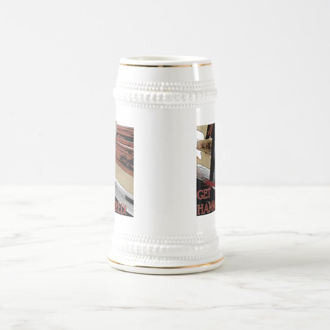 Chope À Bière Obtenez martelé ! (Centre)