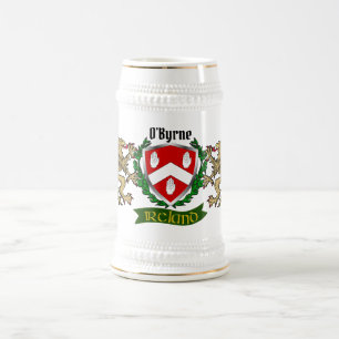 Chope À Bière O'Byrne/Byrne Irish Shield Beer Stein