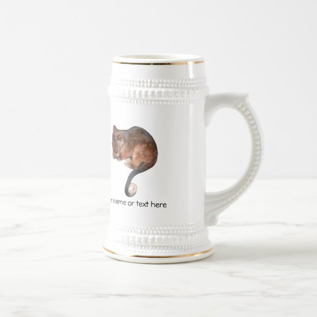 Chope À Bière Opossum mignon de Ringtail de bébé (Droite)