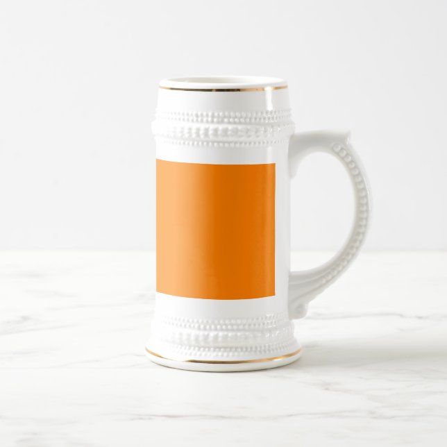 Chope À Bière Orange (Droite)