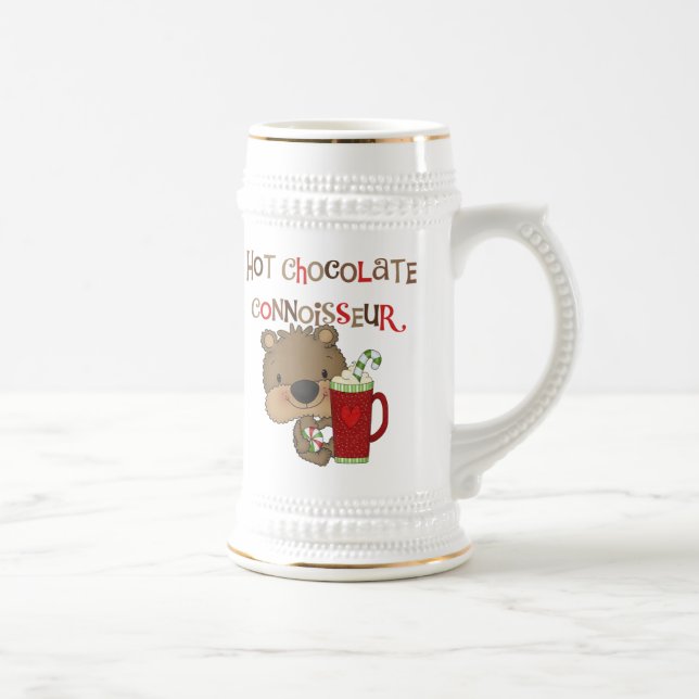 Chope À Bière Ours de garçon de connaisseur de chocolat chaud (Droite)
