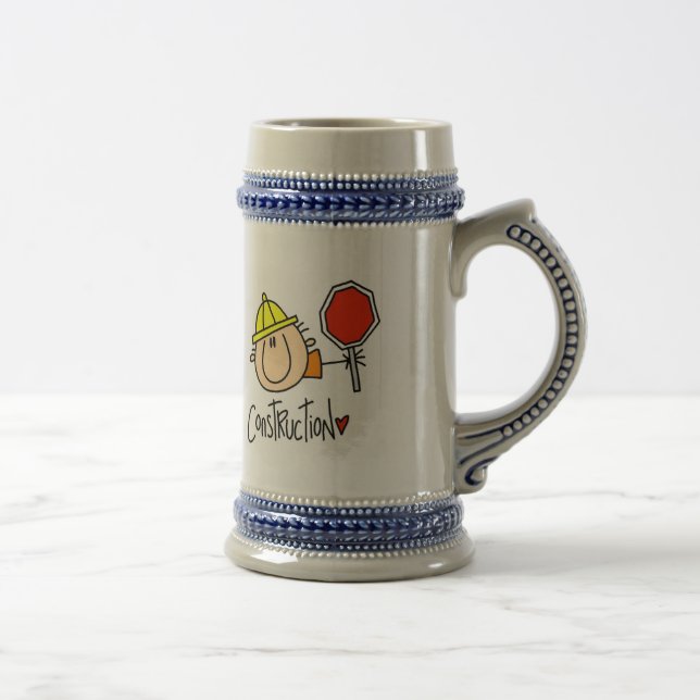 Chope À Bière Ouvrier du bâtiment masculin (Droite)