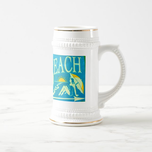 Chope À Bière panneau de plage (Droite)