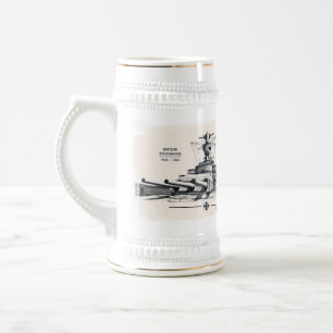 Chope À Bière Panzerschiff Deutschland Stein