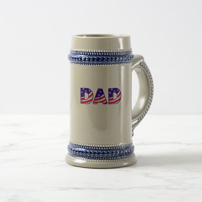 Chope À Bière Papa américain (Devant droit)