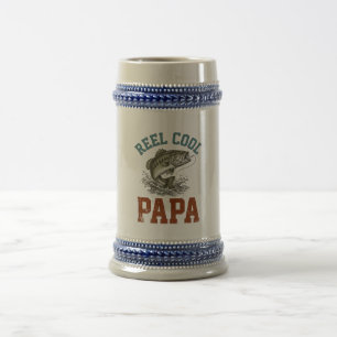 Chope À Bière Papa pêche vraiment cool pour la fête des pères