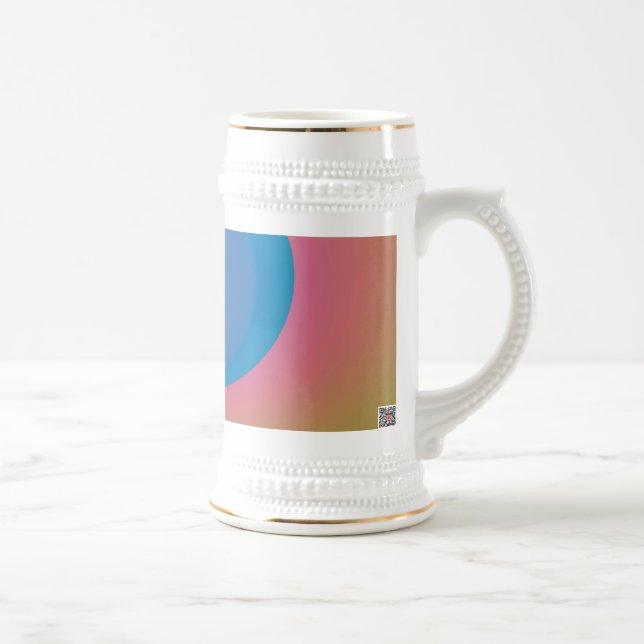 Chope À Bière Papillon bleu (Droite)