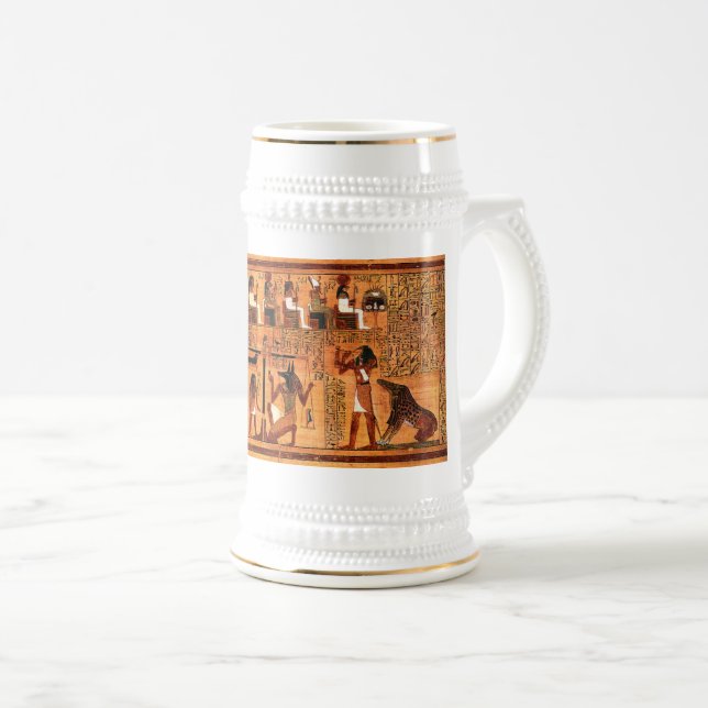 Chope À Bière Papyrus royal égyptien (Devant droit)
