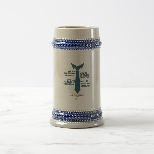 Chope À Bière Parce que j'ai un gilet propre (Centre)