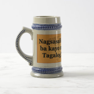 Chope À Bière Parlez-vous le tagalog ? en tagalog. Indicateur
