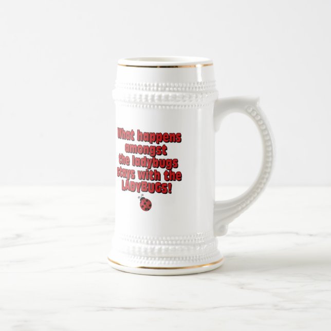 Chope À Bière Parmi les coccinelles (Droite)