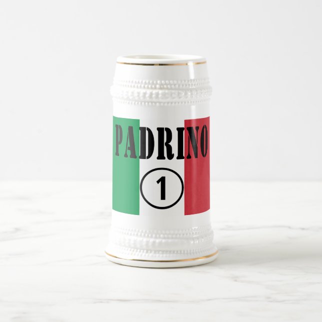 Chope À Bière Parrains italiens : L'ONU de Padrino Numero (Centre)