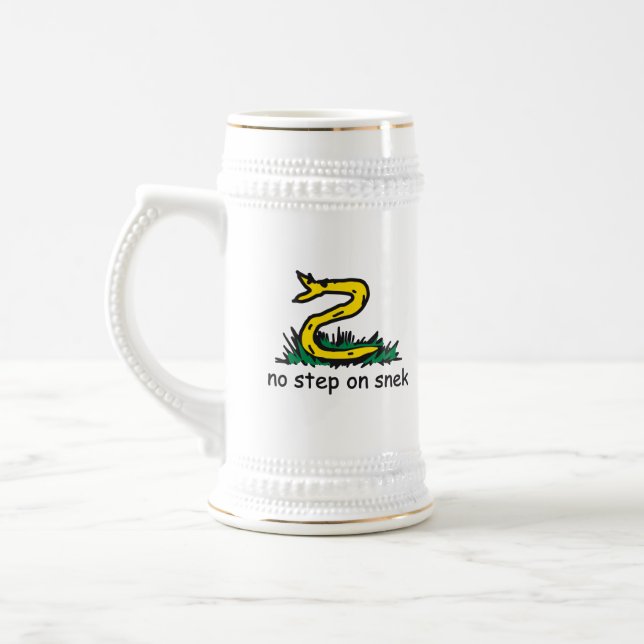 Chope À Bière Pas de pas sur les mèmes de snek parodie de Gadsde (Gauche)
