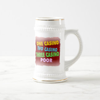 Chope À Bière pauvres de casino