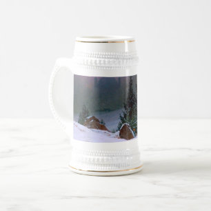 Chope À Bière Paysage d'hiver Caspar David Friedrich