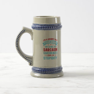 Chope À Bière Pêcheur Funny Sarcasme nouveauté Humour cadeau