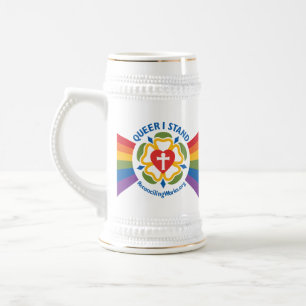 Chope À Bière "Pédé je tiens" le stein