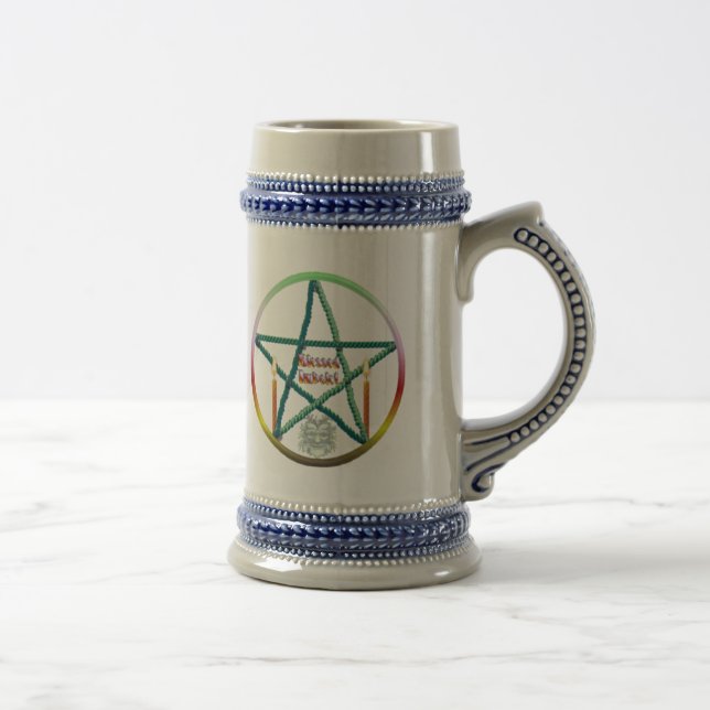 Chope À Bière Pentacle Imbolc (Droite)