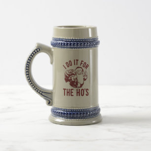 Chope À Bière Père Noël de Noël impoli Je le fais pour les Ho's