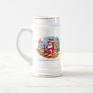 Chope À Bière Père Noël Wet main droite stein