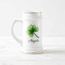 Personnalisé Nom Lucky Clover St. Patrick's Day