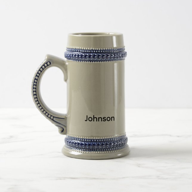 Chope À Bière Personnaliser le nom (Gauche)