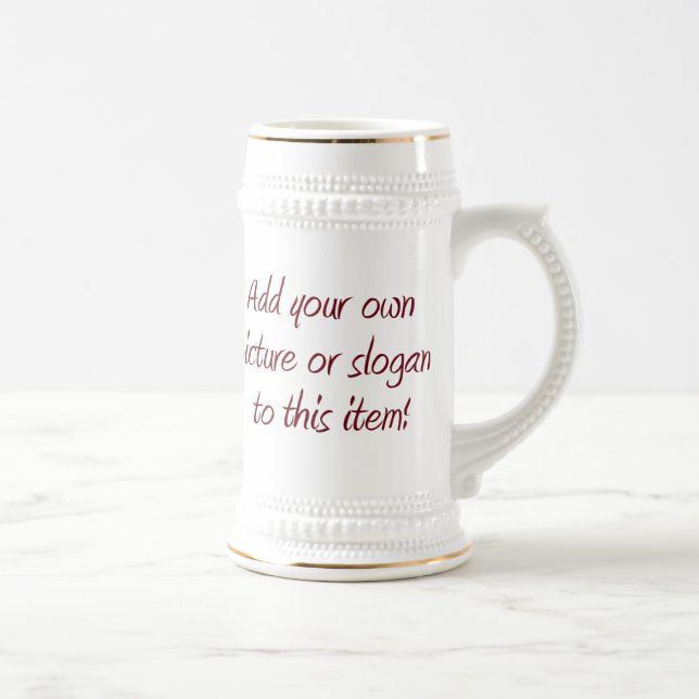 Chope À Bière Personnaliser - Stein (Droite)
