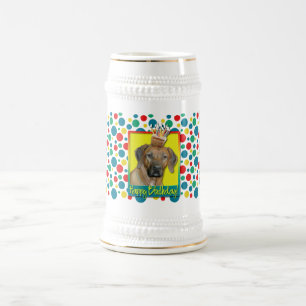 Chope À Bière Petit gâteau d'anniversaire - Rhodesian Ridgeback
