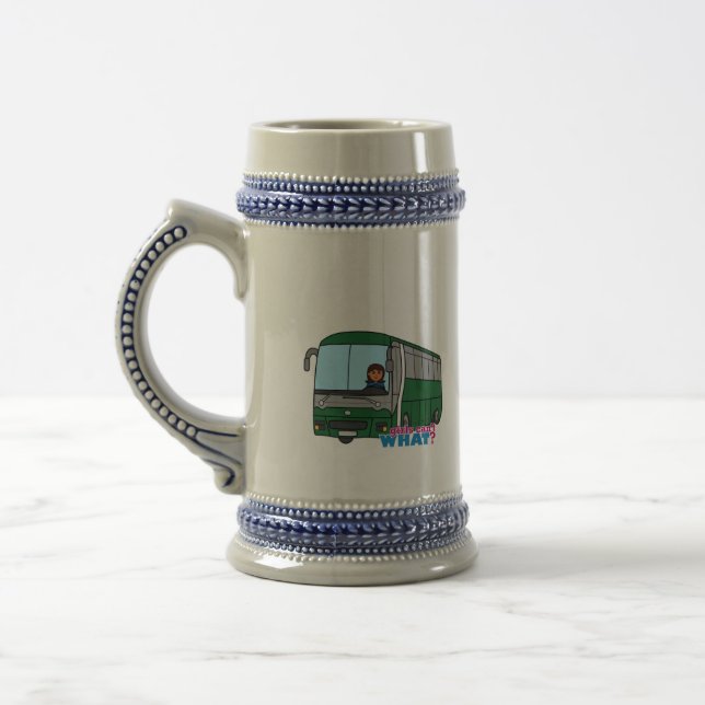 Chope À Bière Pilote de bus - Sombre (Gauche)