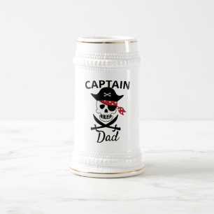 Chope À Bière Pirate Graphic Beer Mug, Home Bar Beer