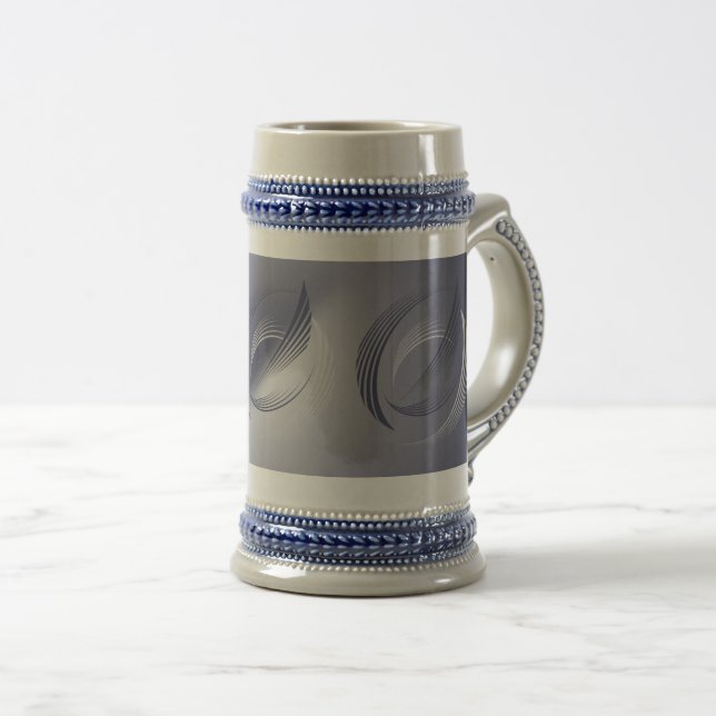 Chope À Bière Plumes de poule (Devant droit)