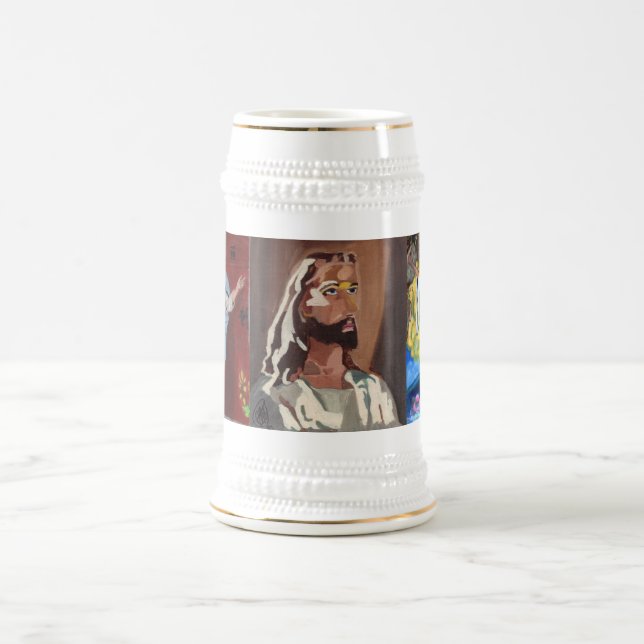 CHOPE À BIÈRE PLUSIEURS IMAGES JÉSUS (Centre)