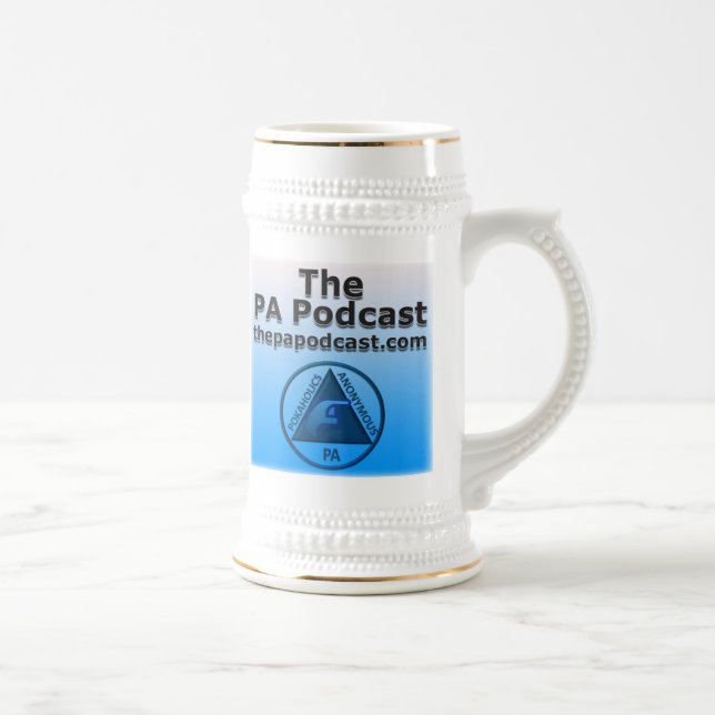Chope À Bière Podcast Stein de PA (Droite)