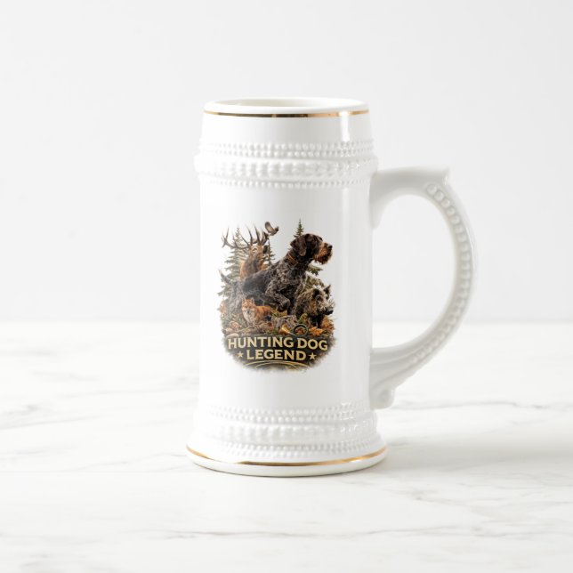 Chope À Bière Pointer allemand à poil dur (Droite)