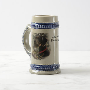Chope À Bière Pointeur À poils durs allemand, GWP