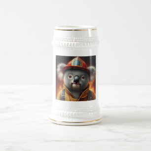 Chope À Bière Pompier Koala