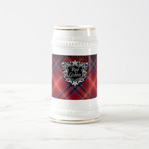 Chope À Bière POUR LUI Lichtie rouge Stein - personnalisable -