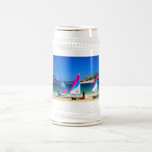 Chope À Bière Préparation de la voile à St Malo