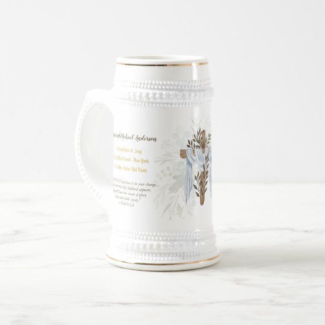 Chope À Bière Prêtre nouvellement ordonné Pasteur Deacon Ministr (Devant gauche)