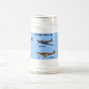 Chope À Bière Puissance aérienne 1942 Avion Stein