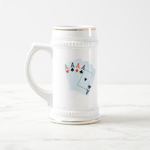 Chope À Bière Quad Aces,