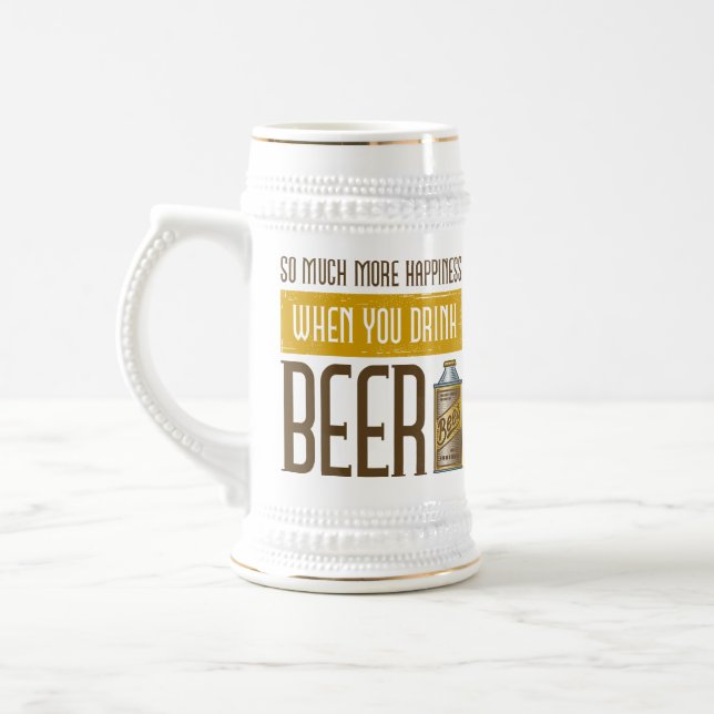 Chope À Bière Quand vous buvez de la bière (Gauche)