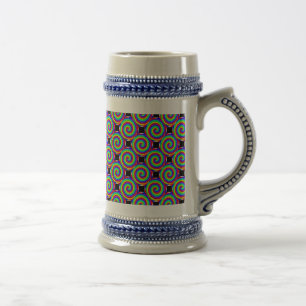 Chope À Bière Rainbow Spiral par Kenneth Yoncich