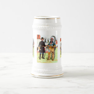 Chope À Bière Red Cloud, chef des Sioux d'Oglala